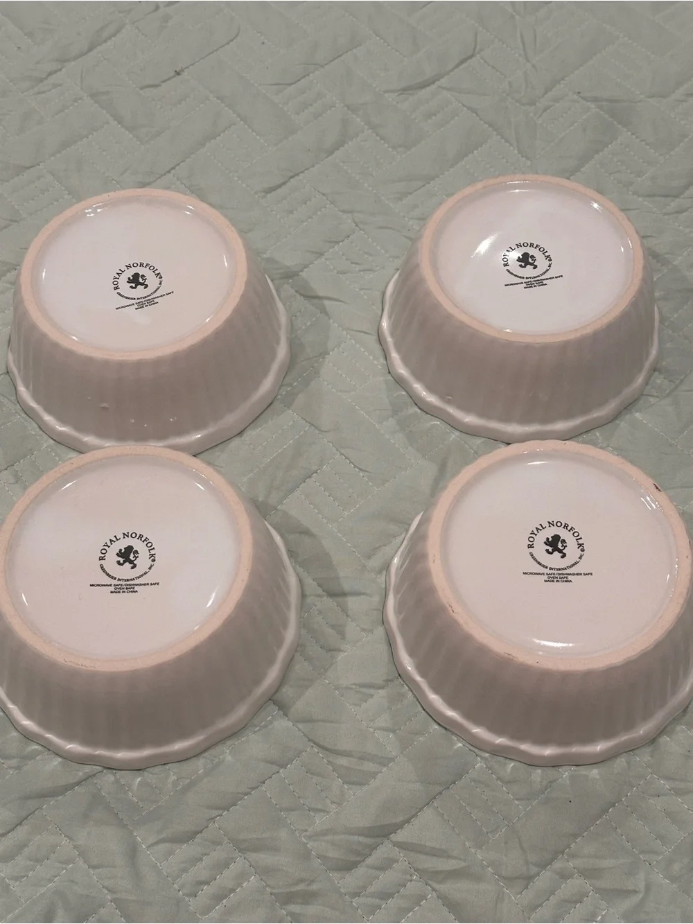 Royal Norfolk White Ceramic 